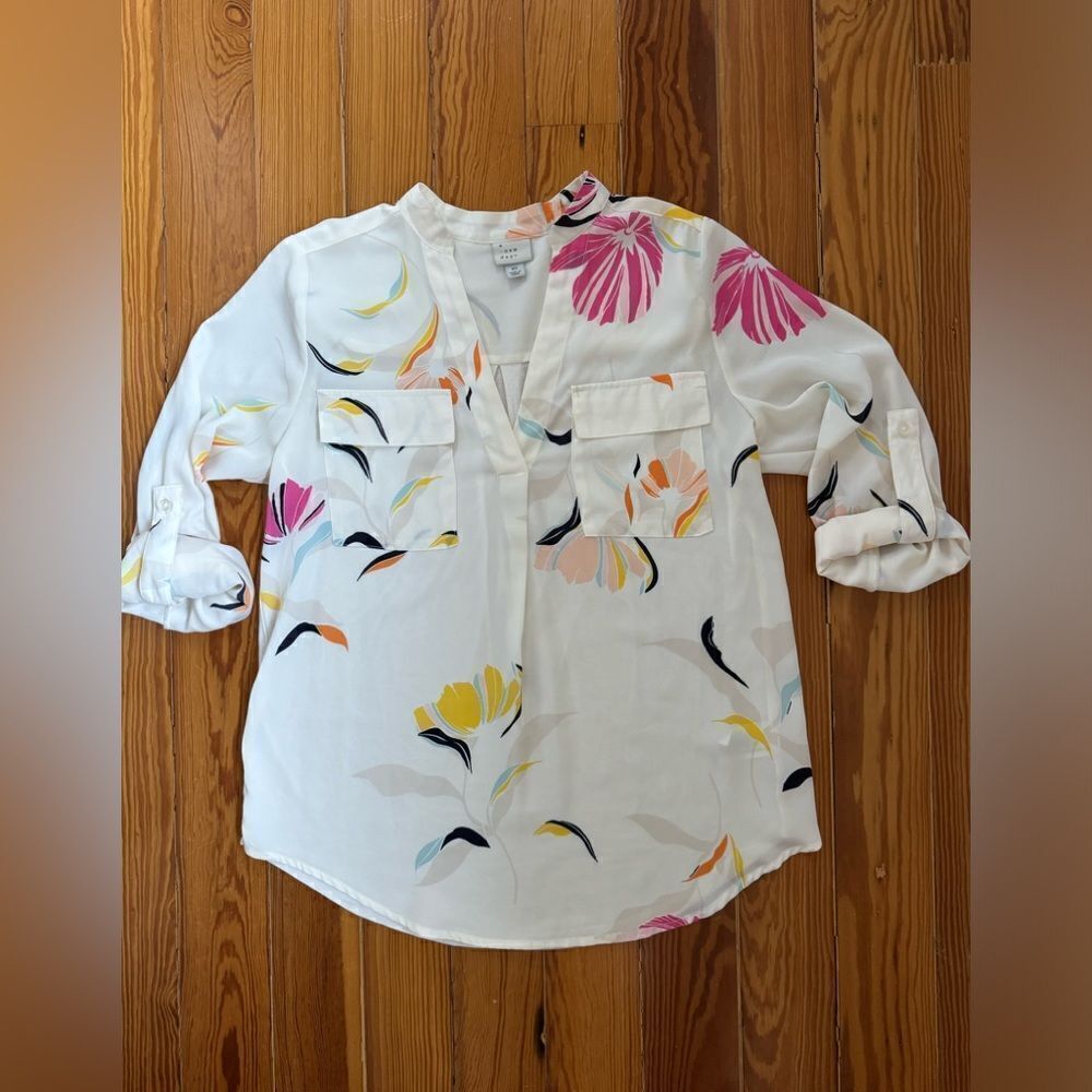 A New Day Floral Top